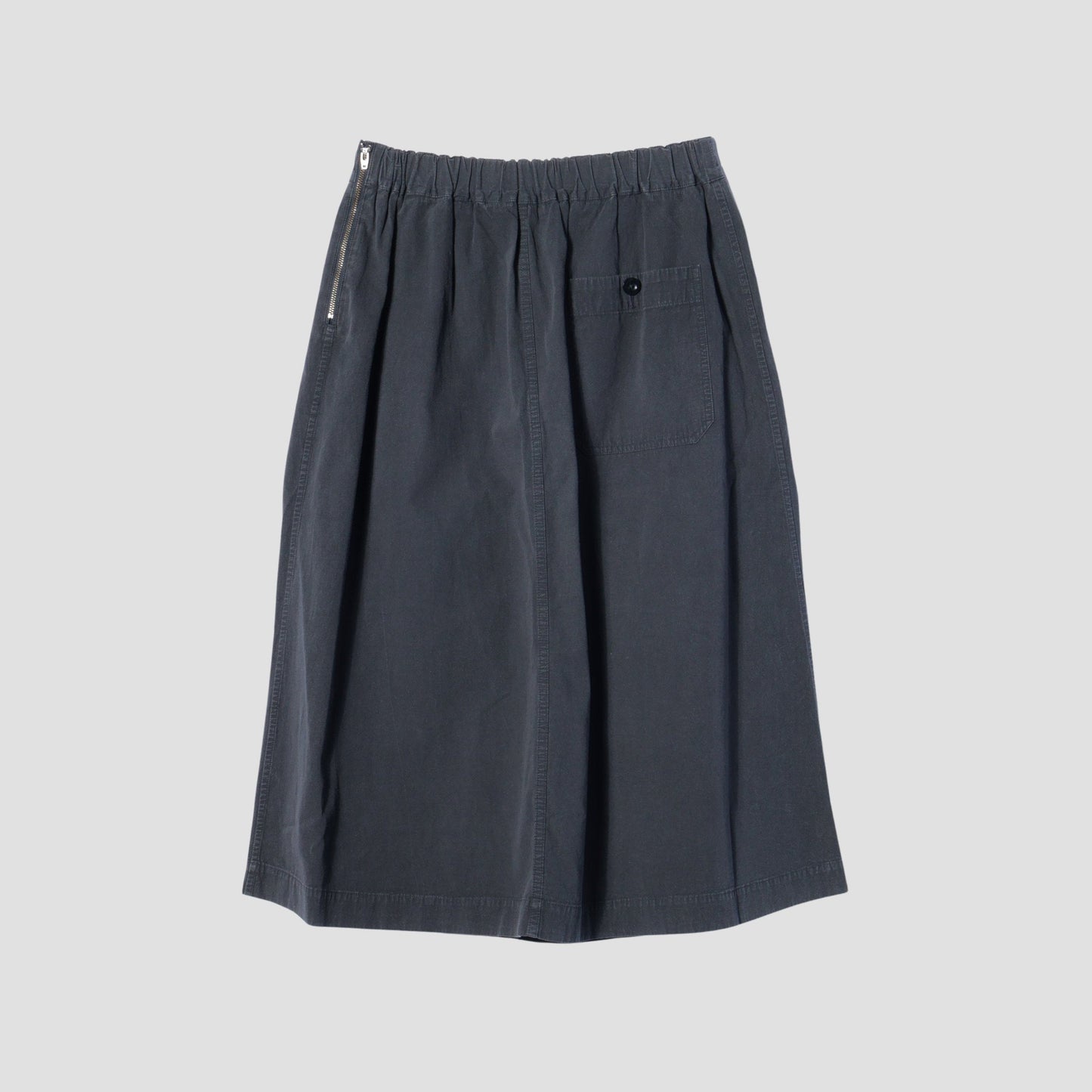 WASHED COTTON LINEN SKIRT