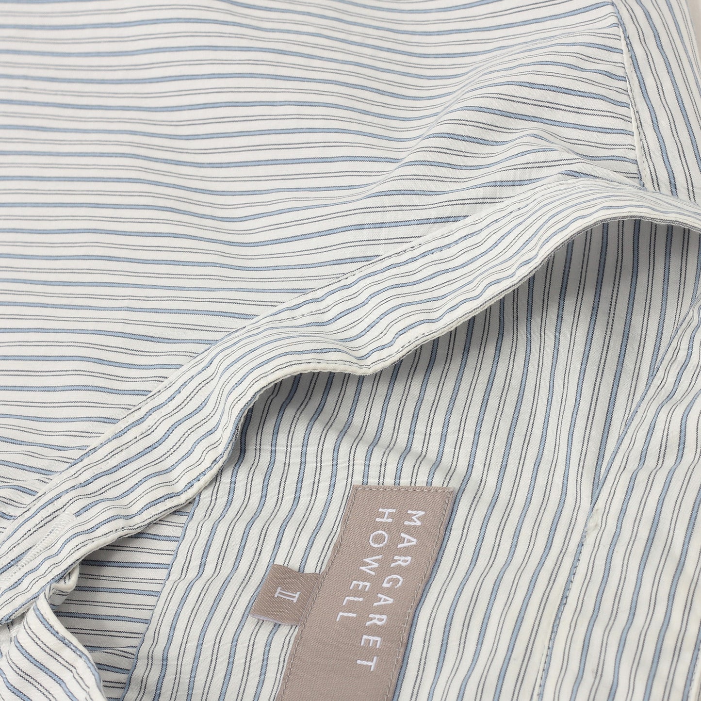 BLUE STRIPE COTTON SHIRT