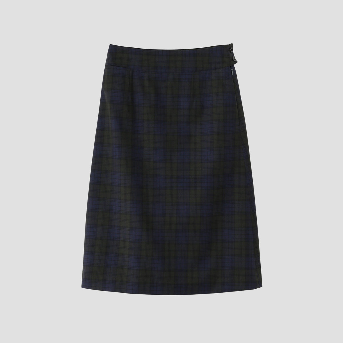 WOOL BLACKWATCH SKIRT