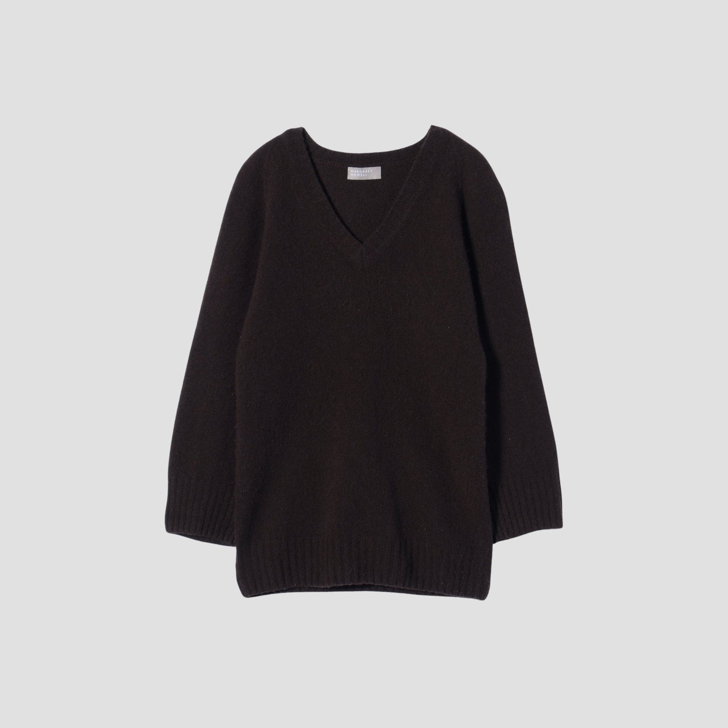 OVERSIZED V NECK JUMPER KNIT