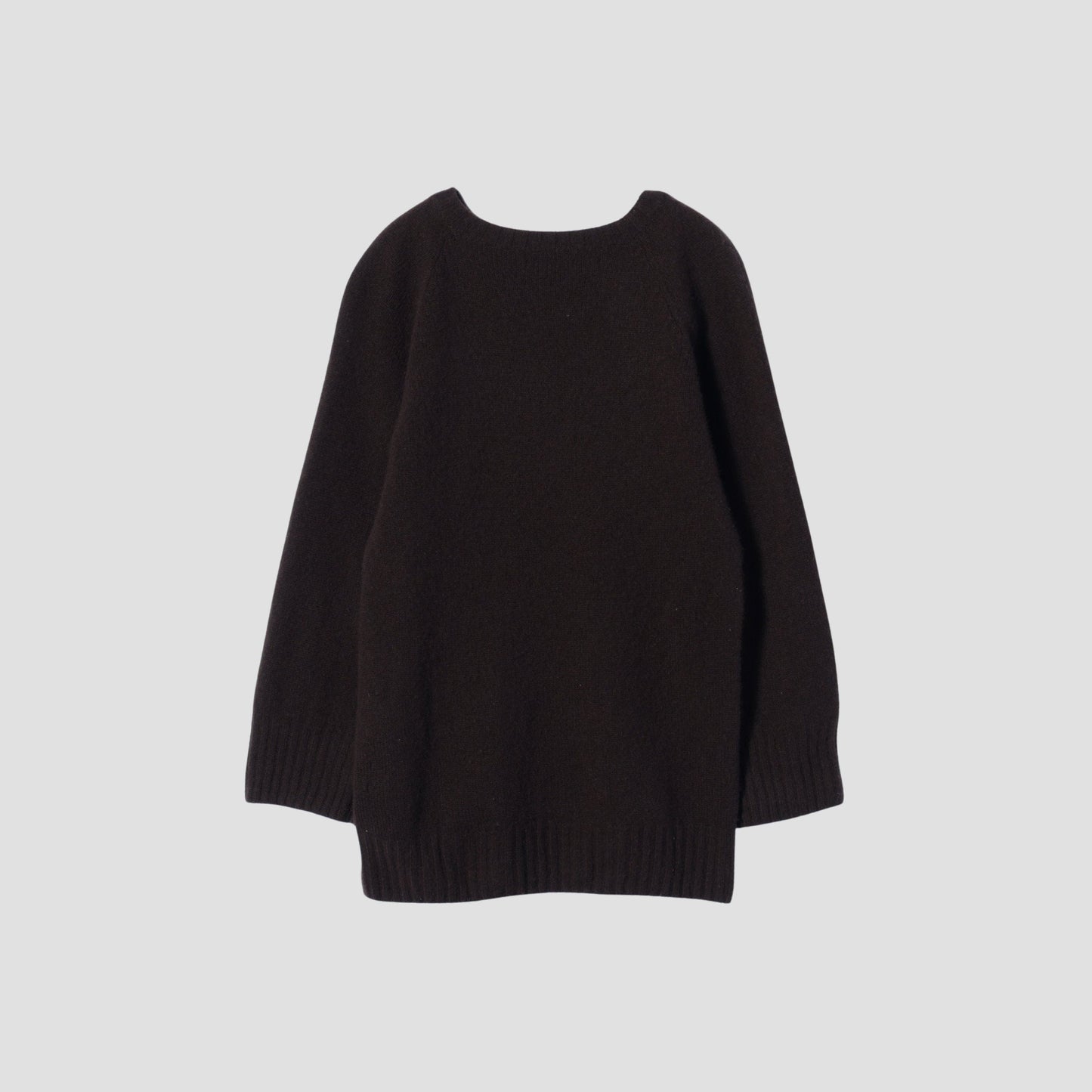OVERSIZED V NECK JUMPER KNIT
