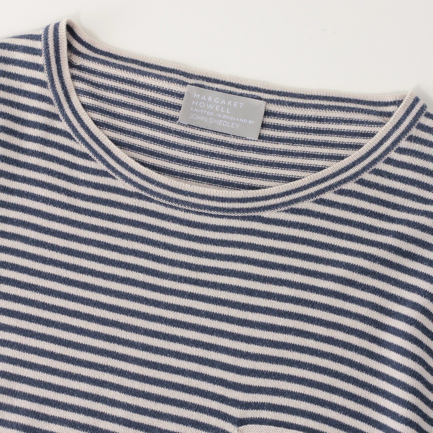STRIPE CREW NECK KNIT