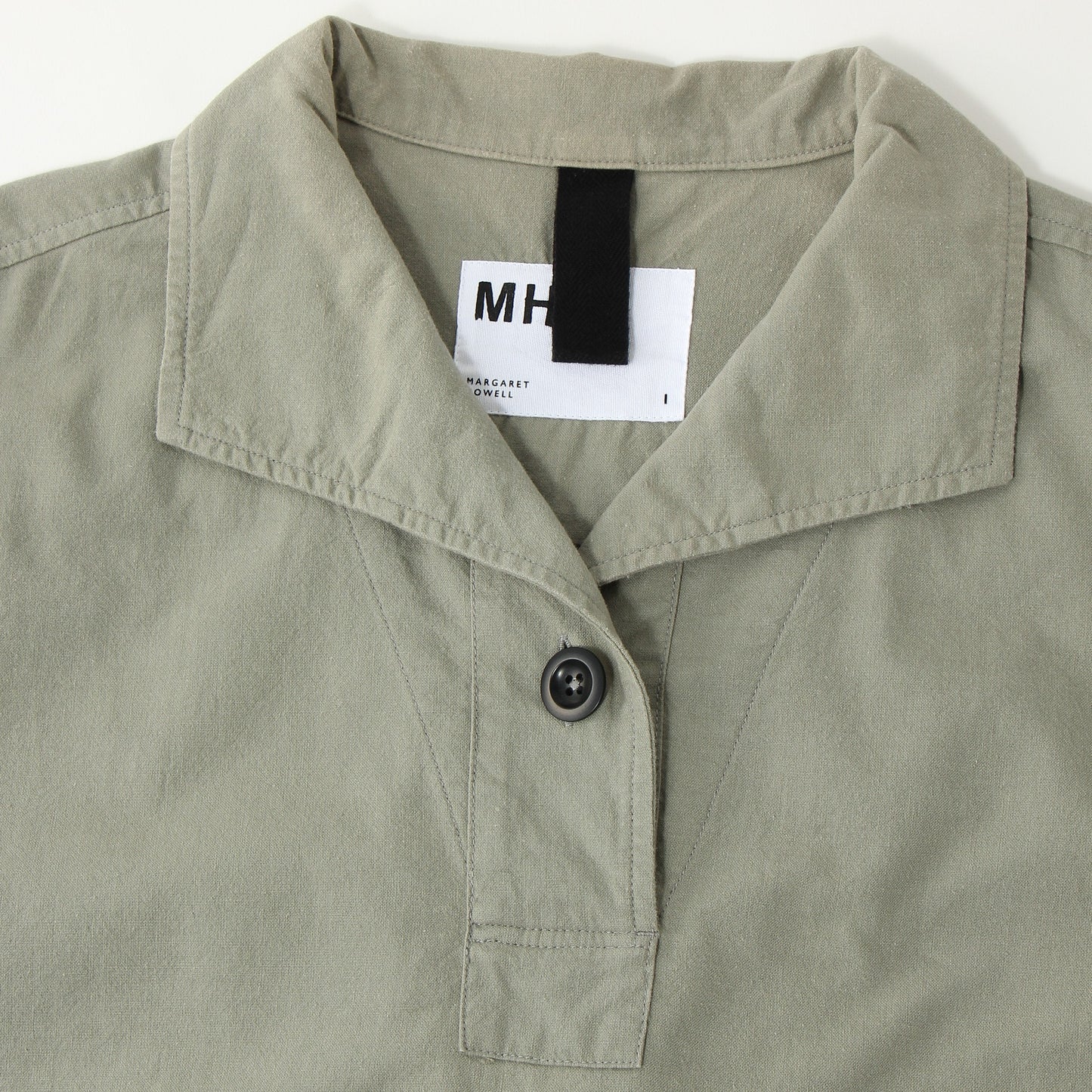 WORN COTTON PLAINWEAVE SHIRT