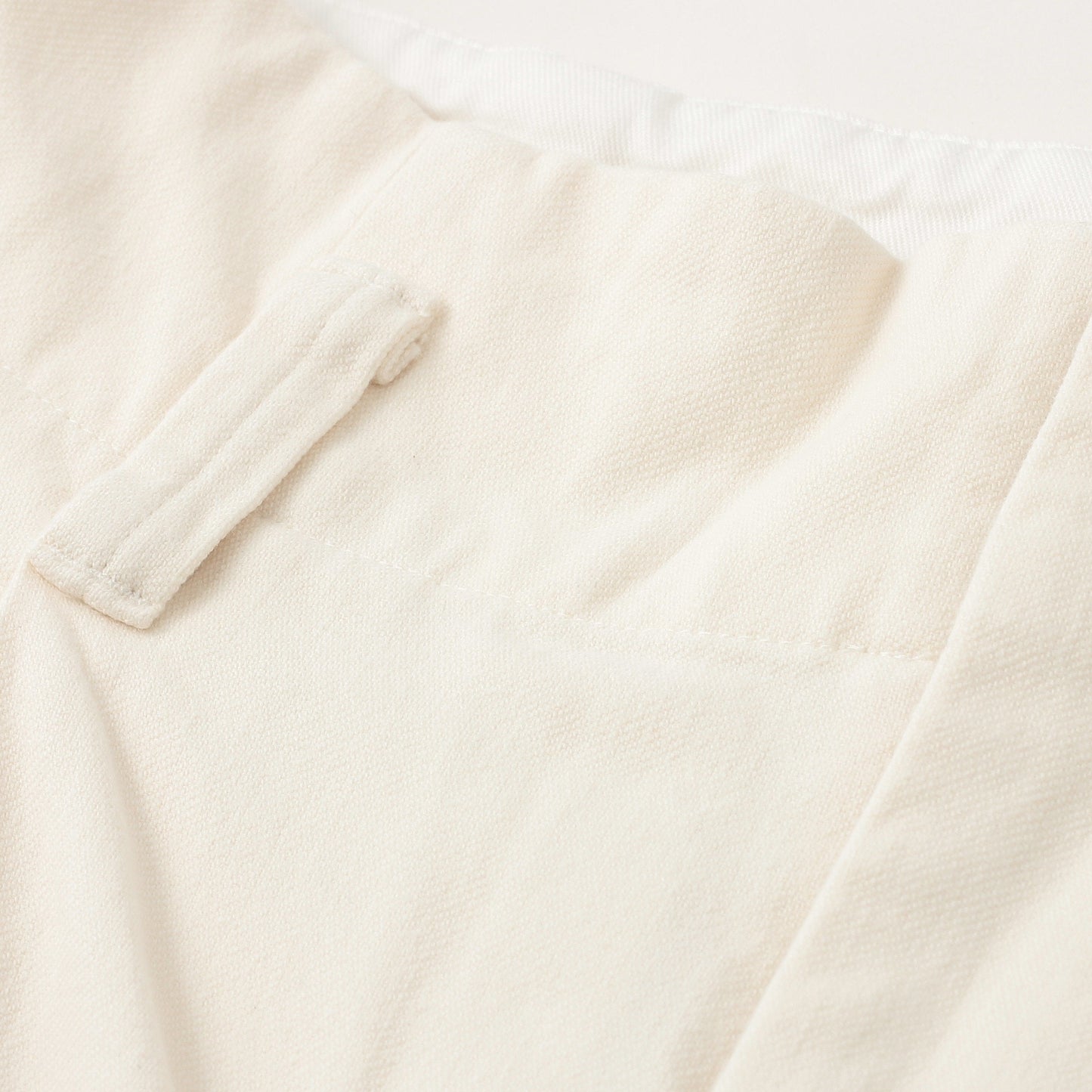 WASHED COTTON TWILL TROUSERS
