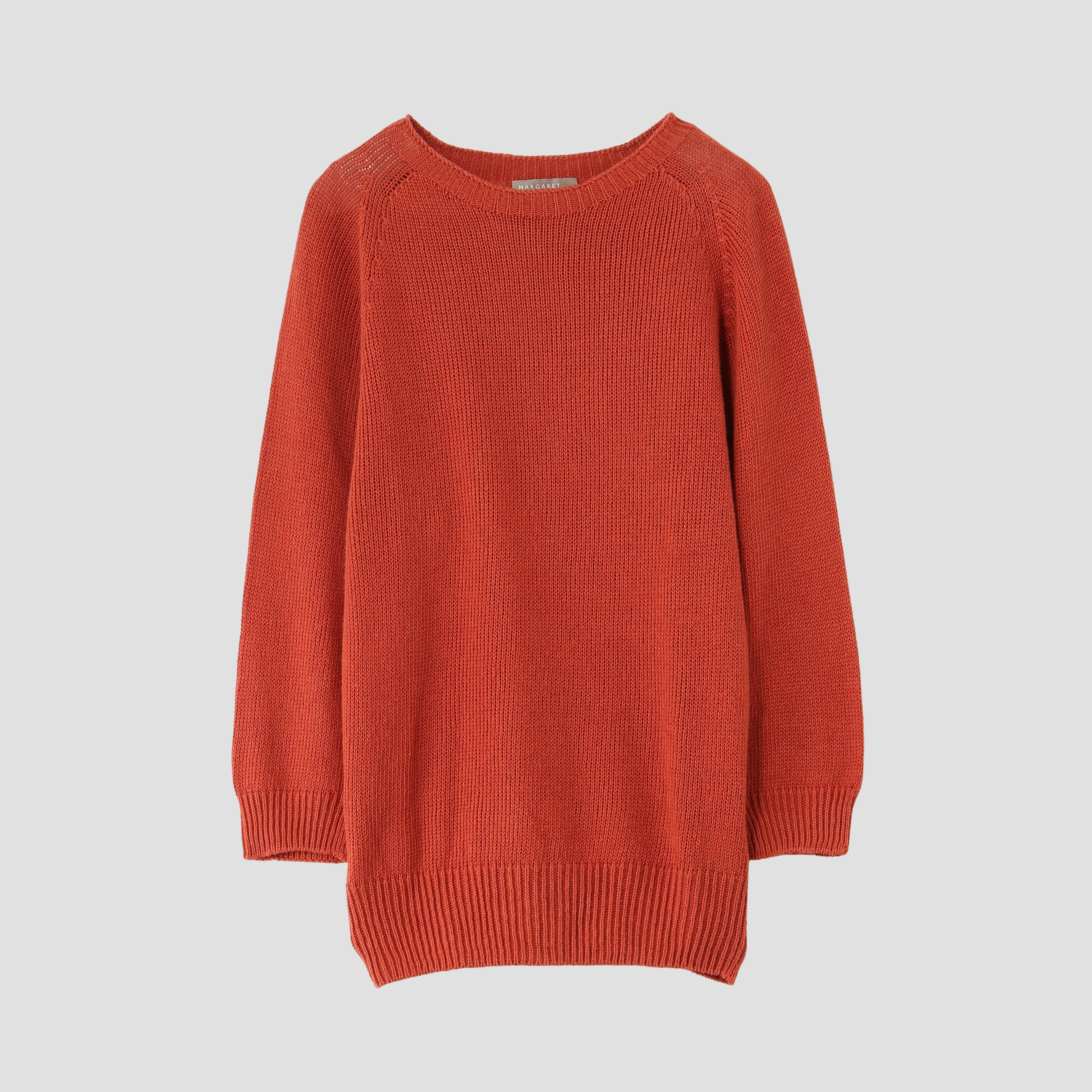 【新品未使用】MHL マーガレット・ハウエル　オレンジ クルーネック ニット ニット / II / ORANGE(オレンジ) ｜ マーガレット・ハウエル 公式