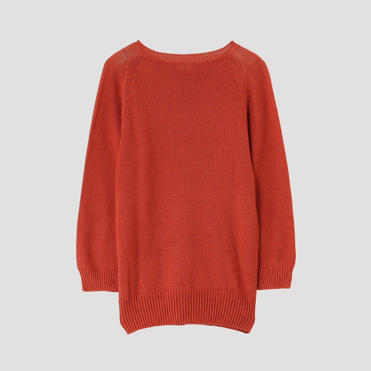LINEN COTTON CREW NECK KNIT