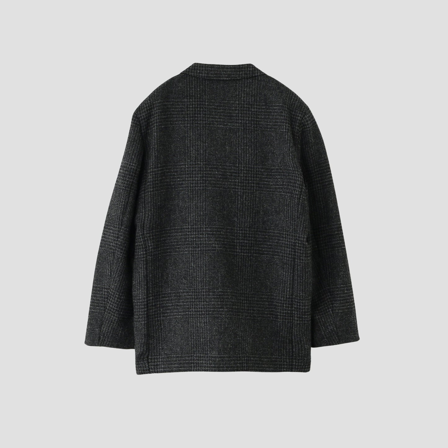 GLEN CHECK WOOL JACKET