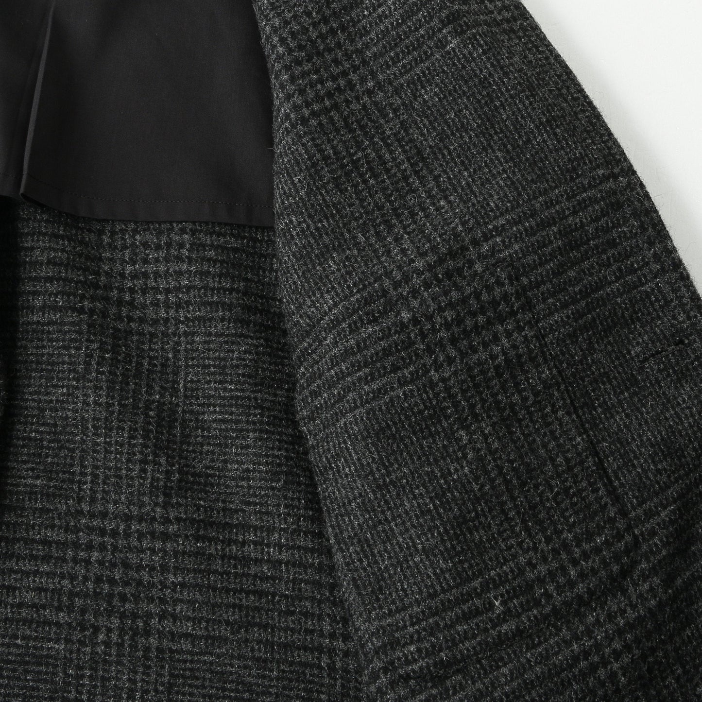 GLEN CHECK WOOL JACKET