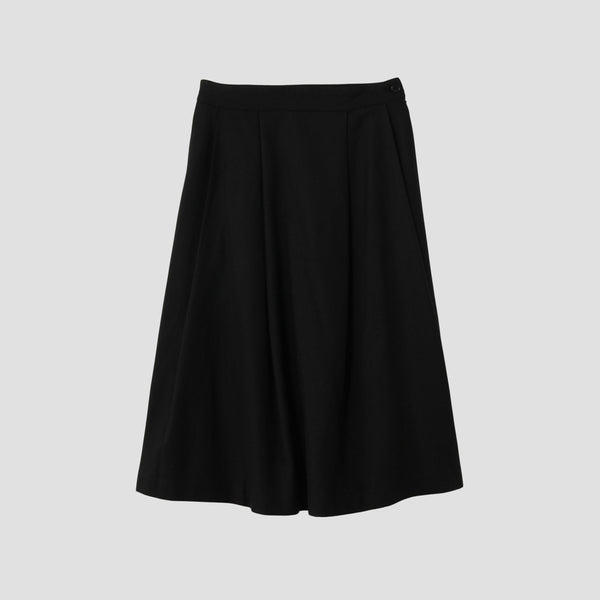 FINE WOOL FLANNEL SKIRT