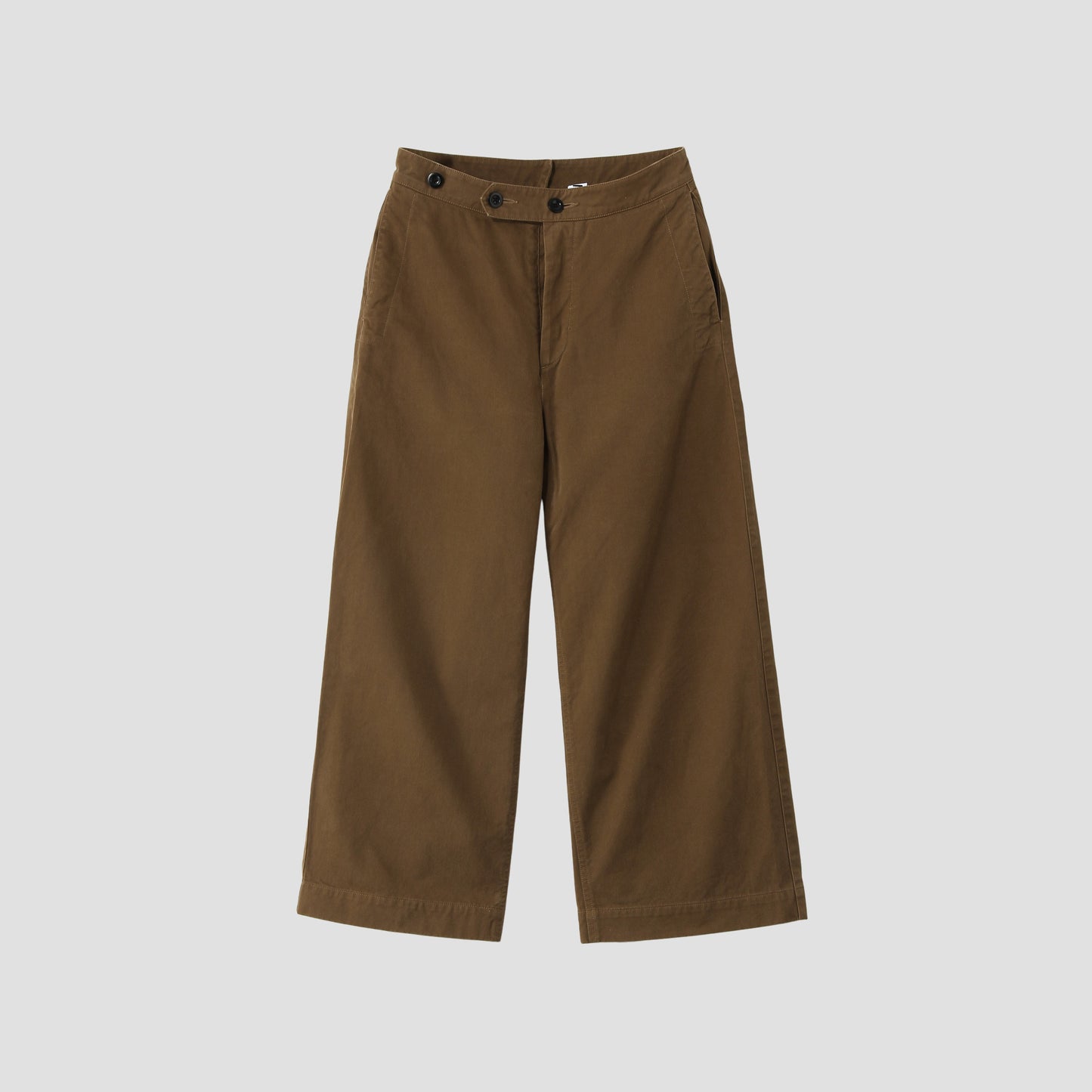 BASIC BRUSHED CHINO TROUSERS