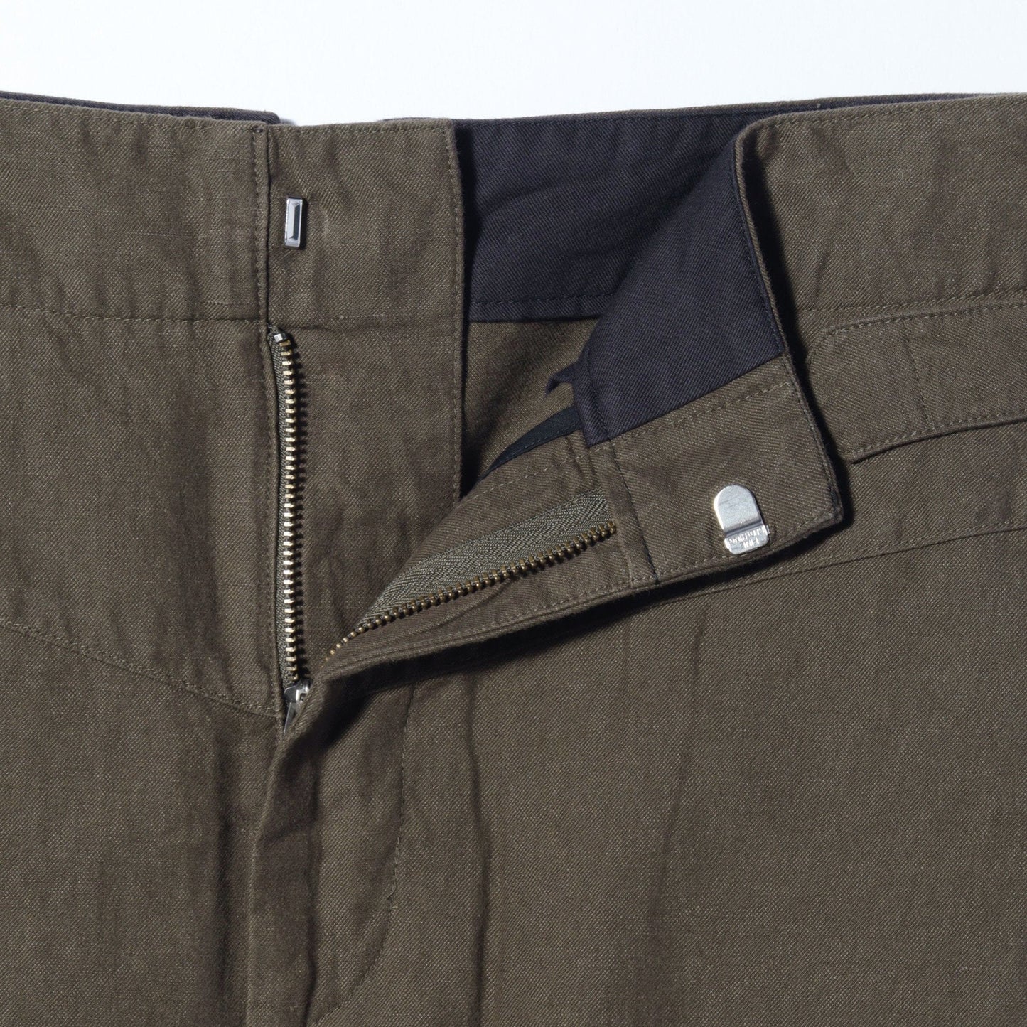 COTTON LINEN TWILL SKIRT