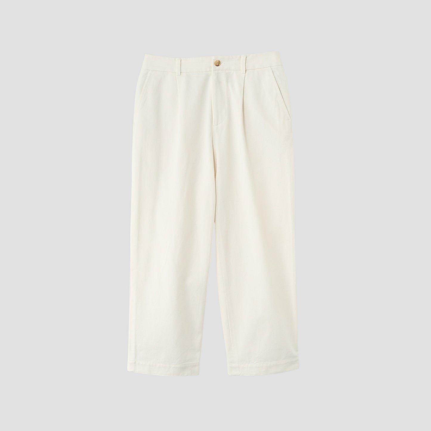 COTTON TWILL TROUSERS