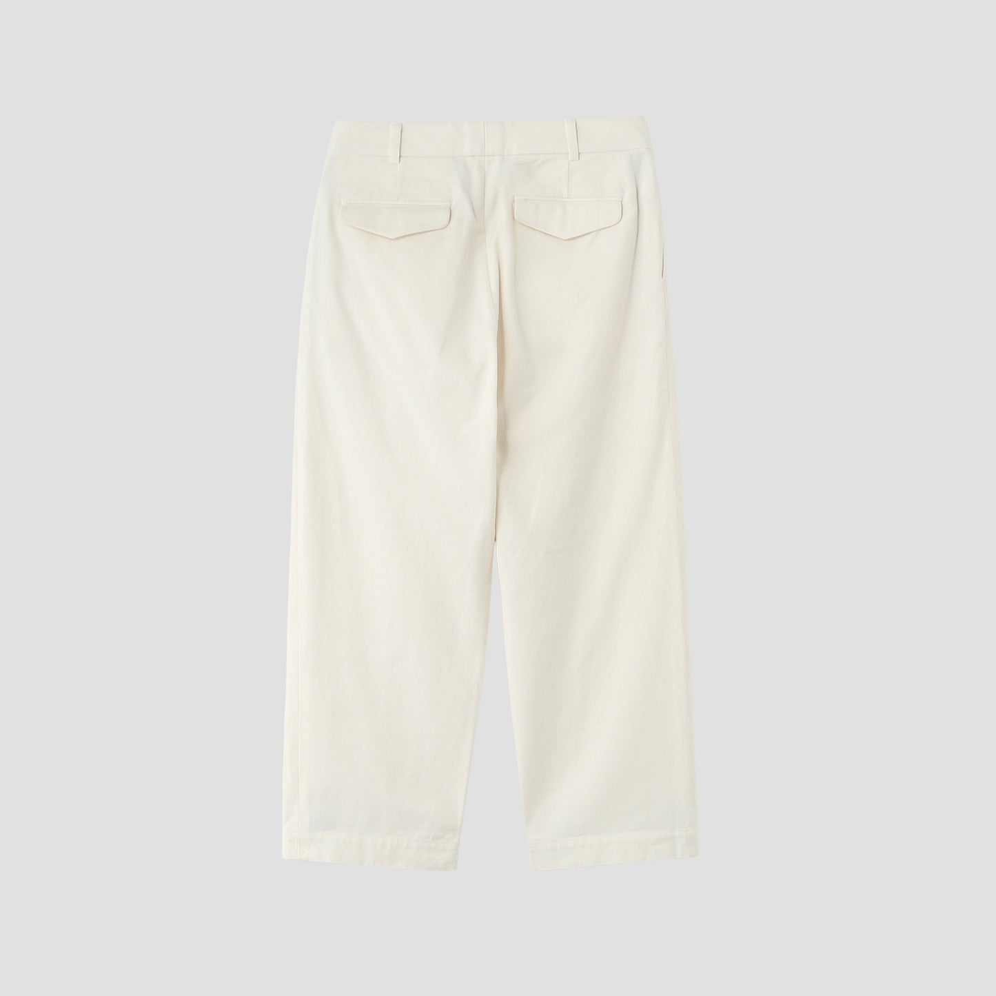 COTTON TWILL TROUSERS