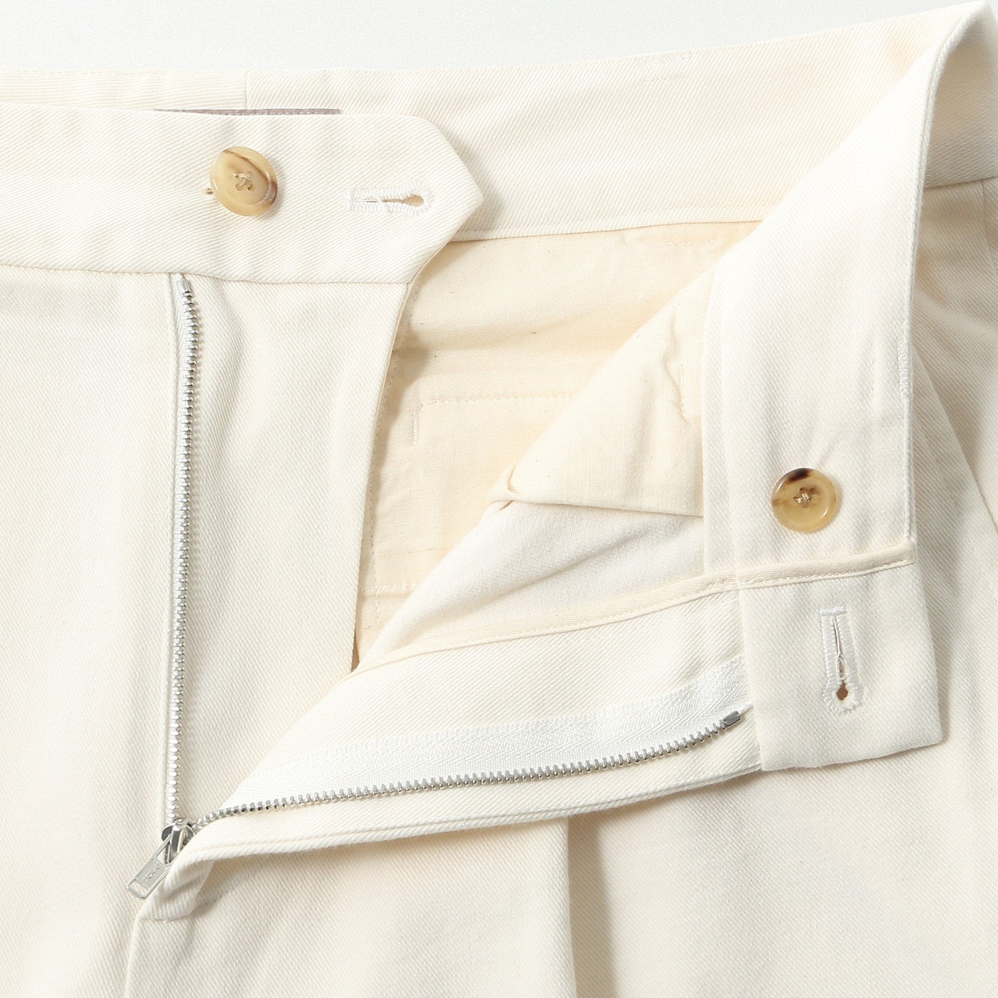 COTTON TWILL TROUSERS