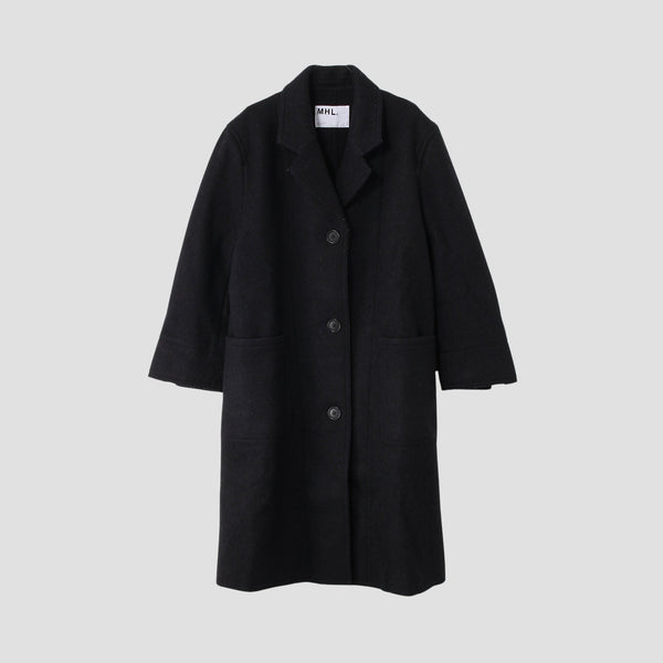HEAVY WOOL MELTON COAT