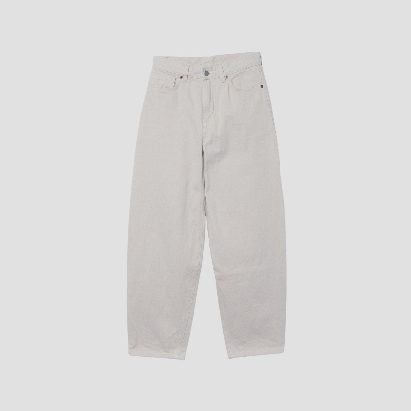 WHITE DENIM TROUSERS