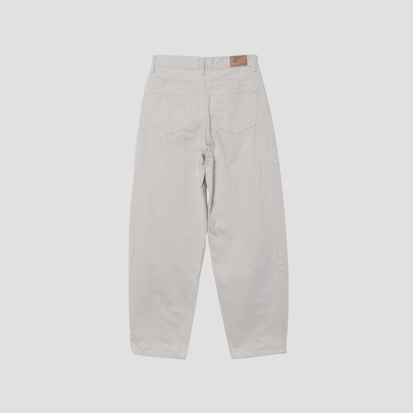 WHITE DENIM TROUSERS