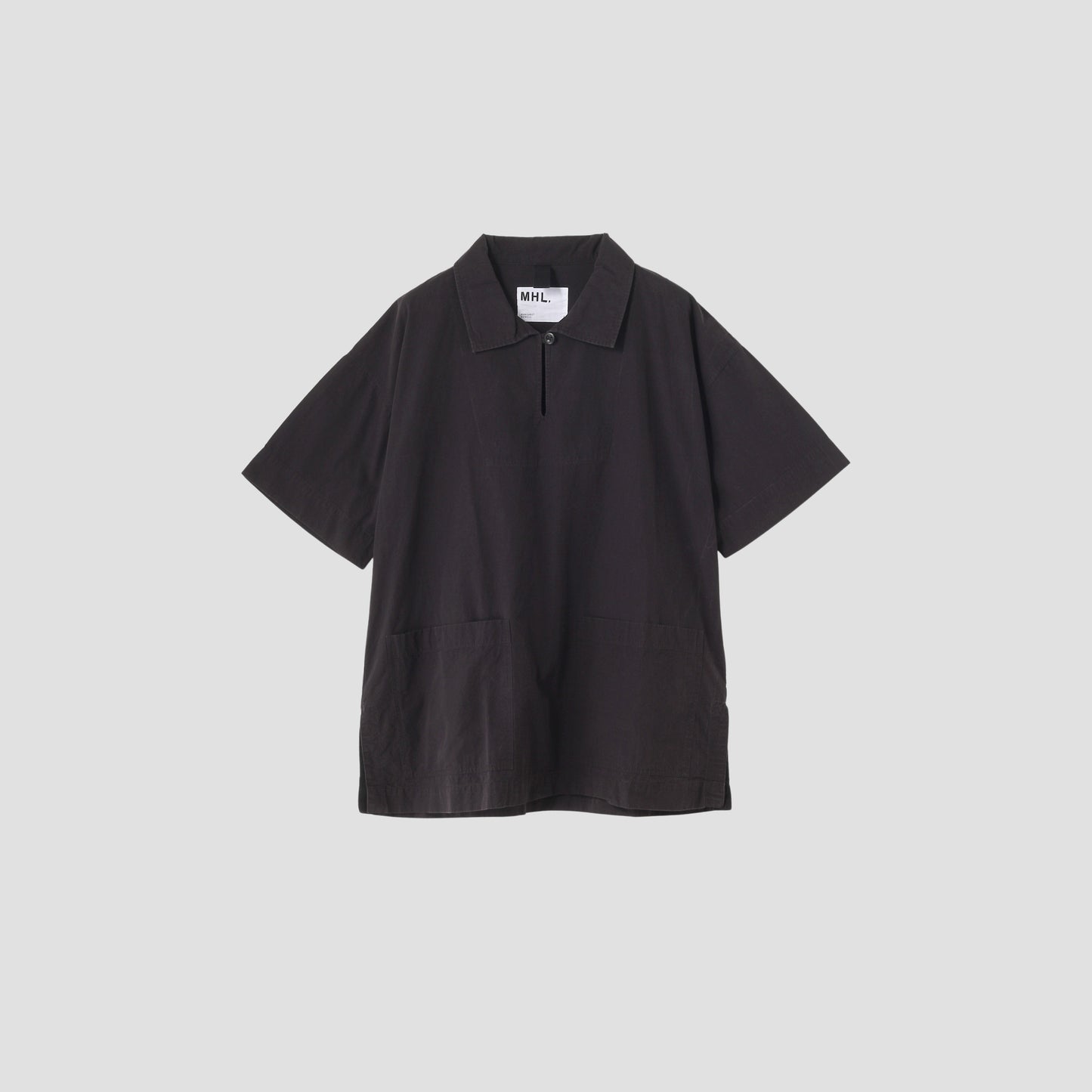 SANDED COTTON LINEN SHIRT