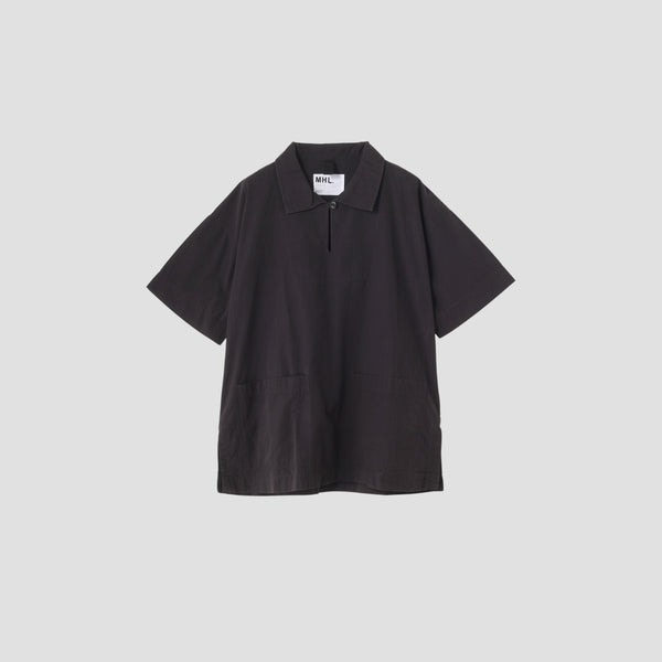 SANDED COTTON LINEN SHIRT