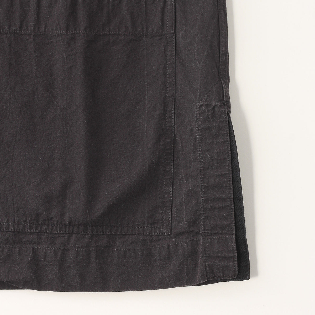 SANDED COTTON LINEN SHIRT