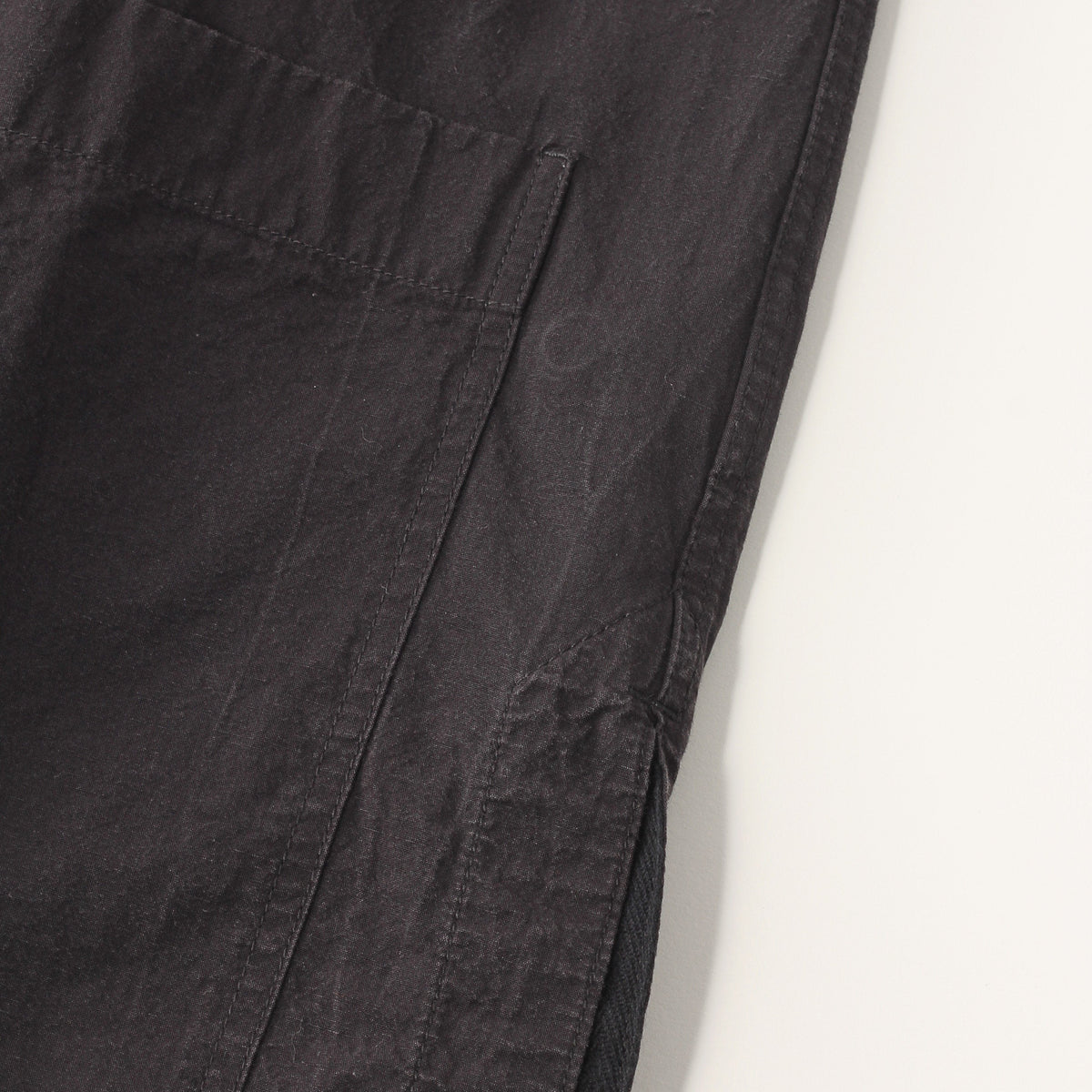 SANDED COTTON LINEN SHIRT