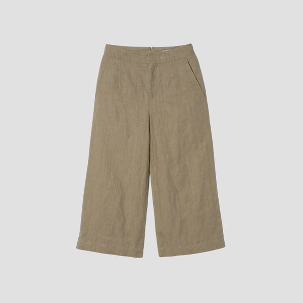 HIGH DENSE LINEN TROUSERS