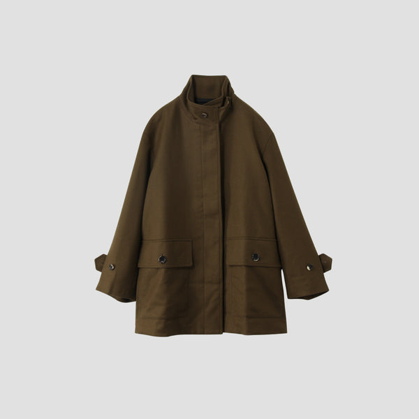 MILLED SERGE COAT