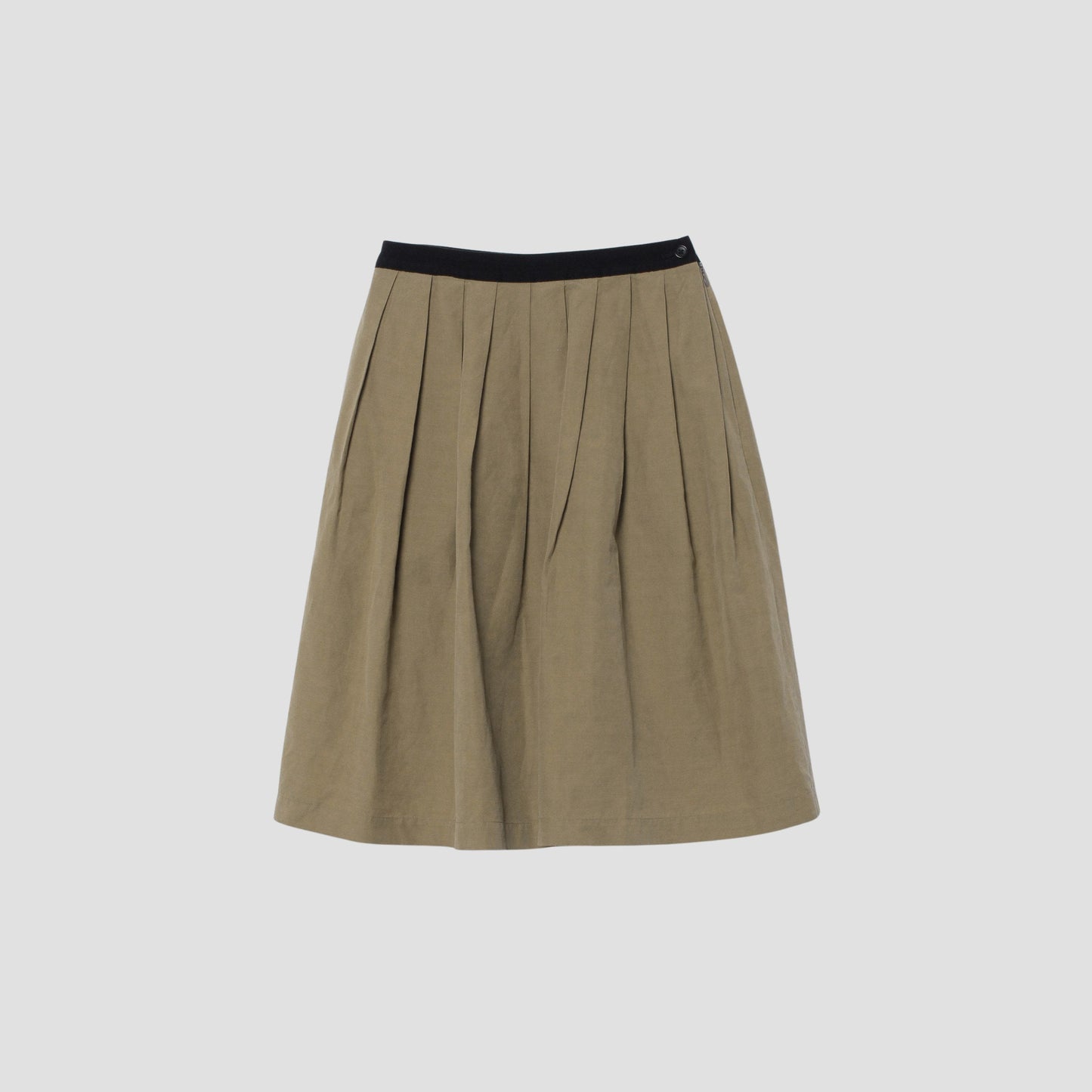 YARN DYE COTTON LINEN SKIRT