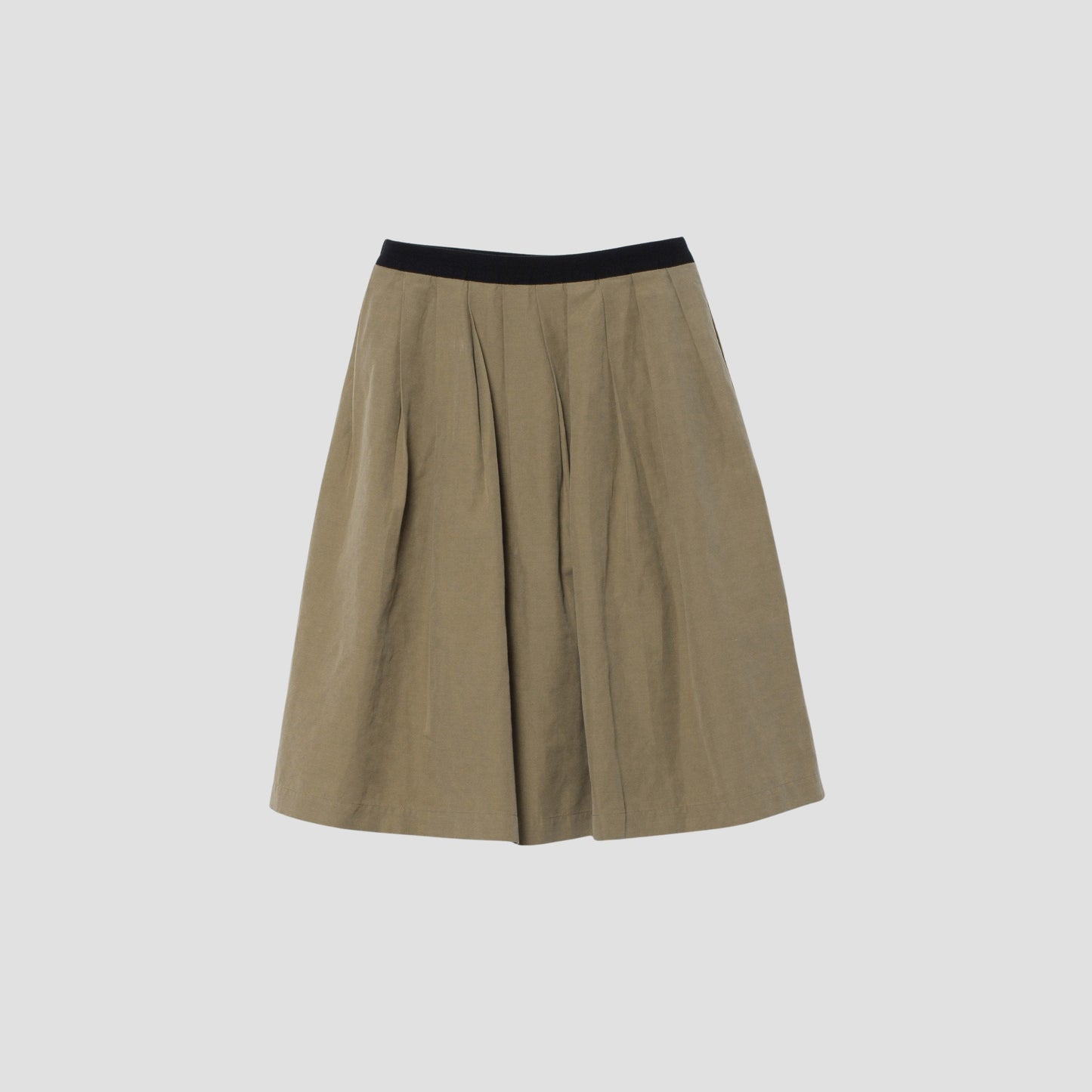 YARN DYE COTTON LINEN SKIRT