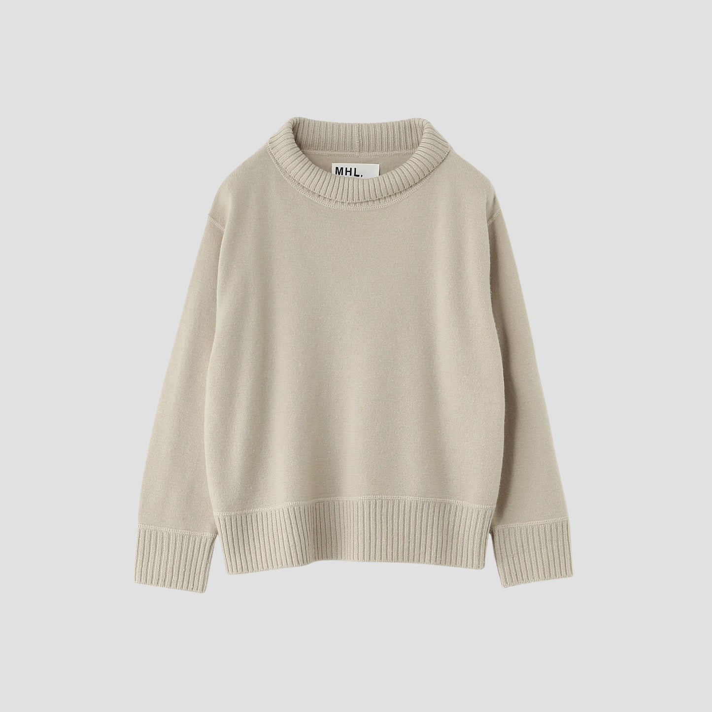 FELTED ROUGH WOOL KNIT