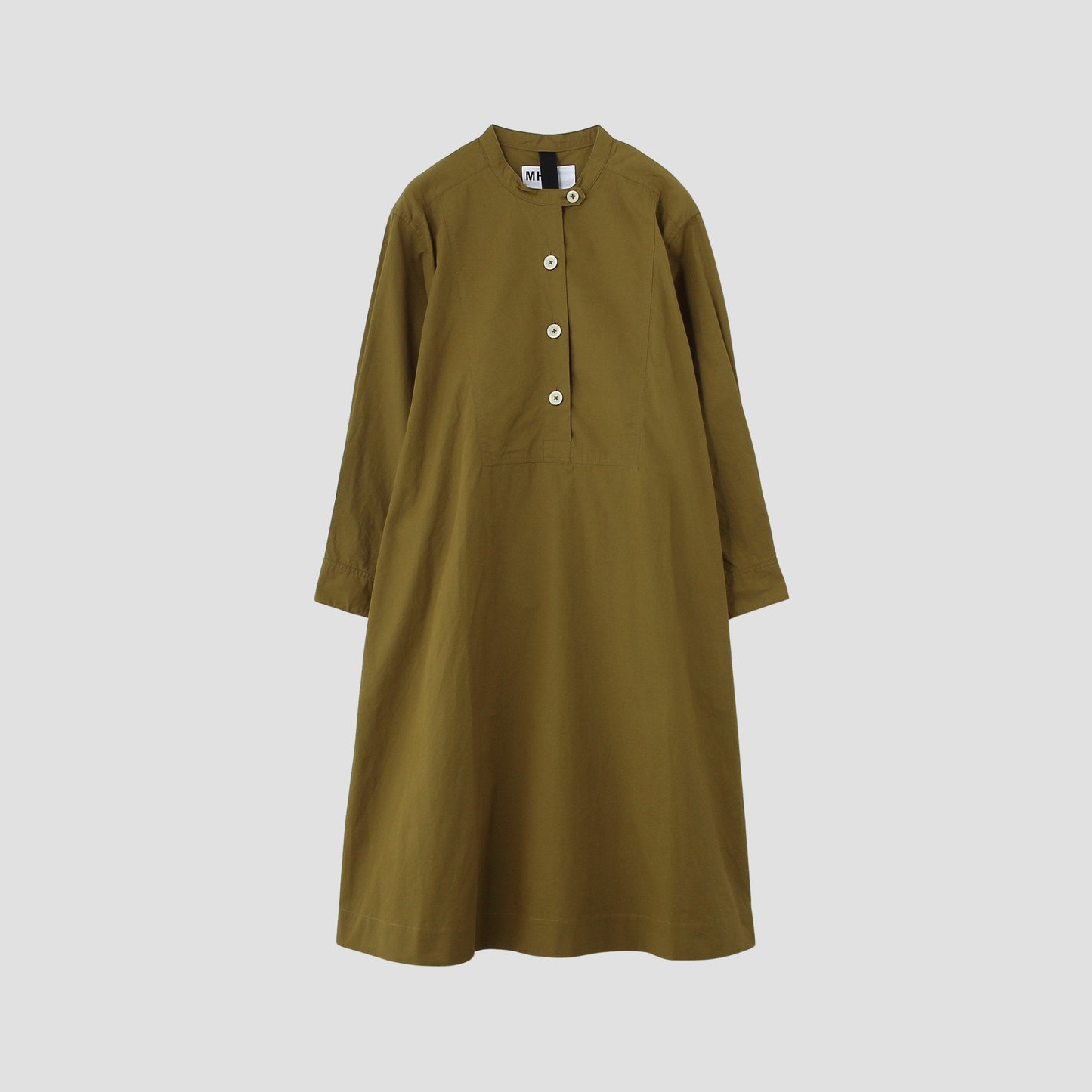 WASHED COTTON POPLIN DRESS