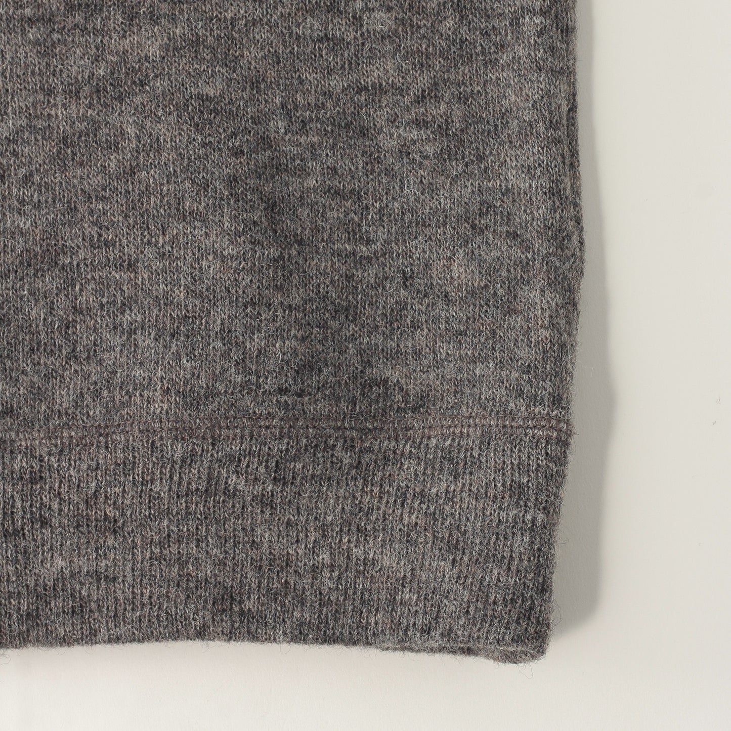 WOOL COTTON RIB TOP JERSEY