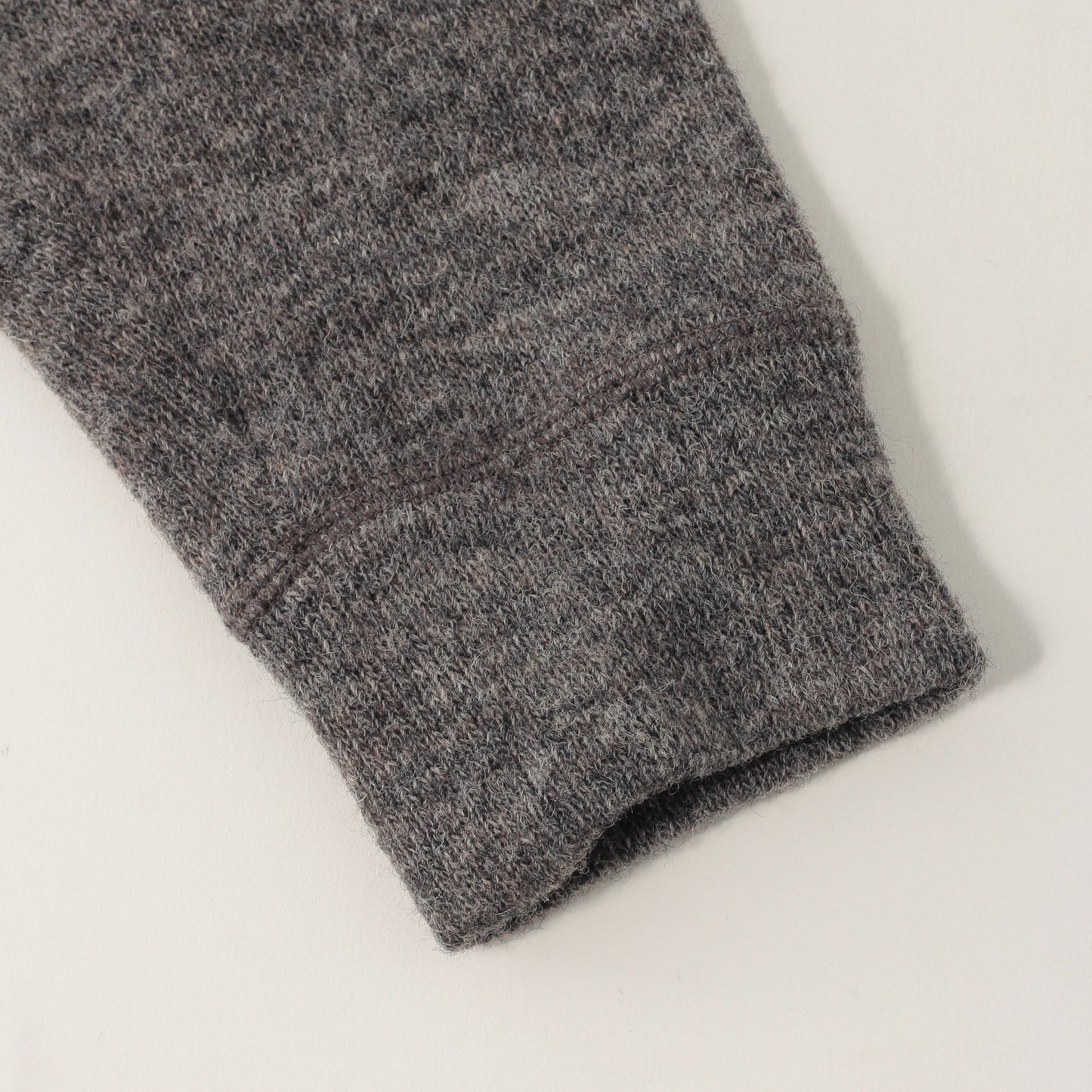 WOOL COTTON RIB TOP JERSEY