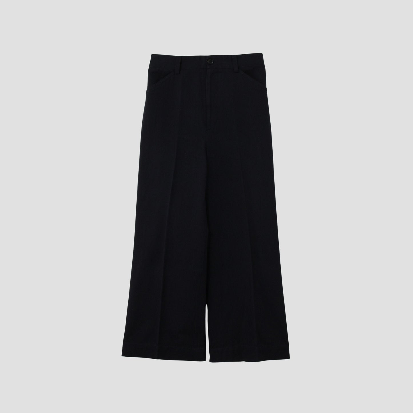 COTTON LINEN TWILL TROUSERS