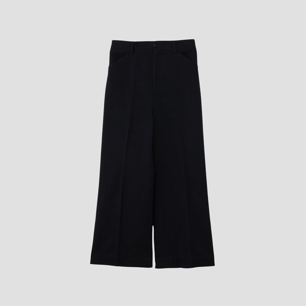 COTTON LINEN TWILL TROUSERS