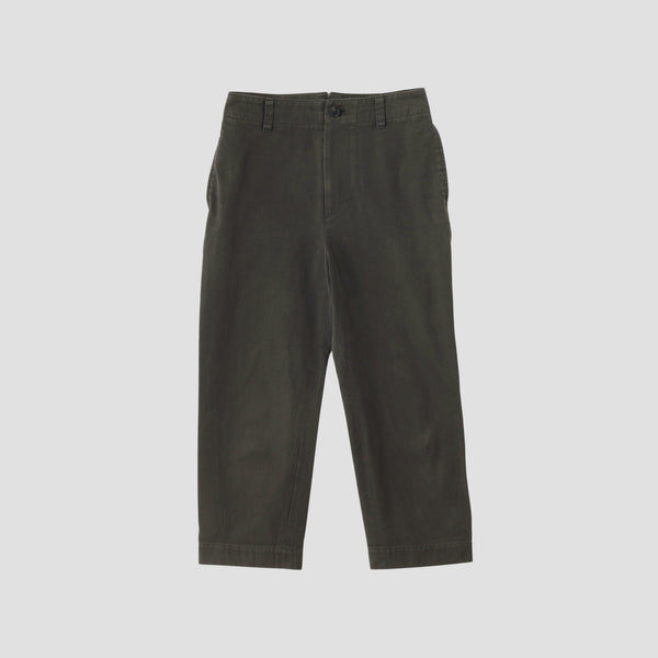 COTTON TWILL TROUSERS