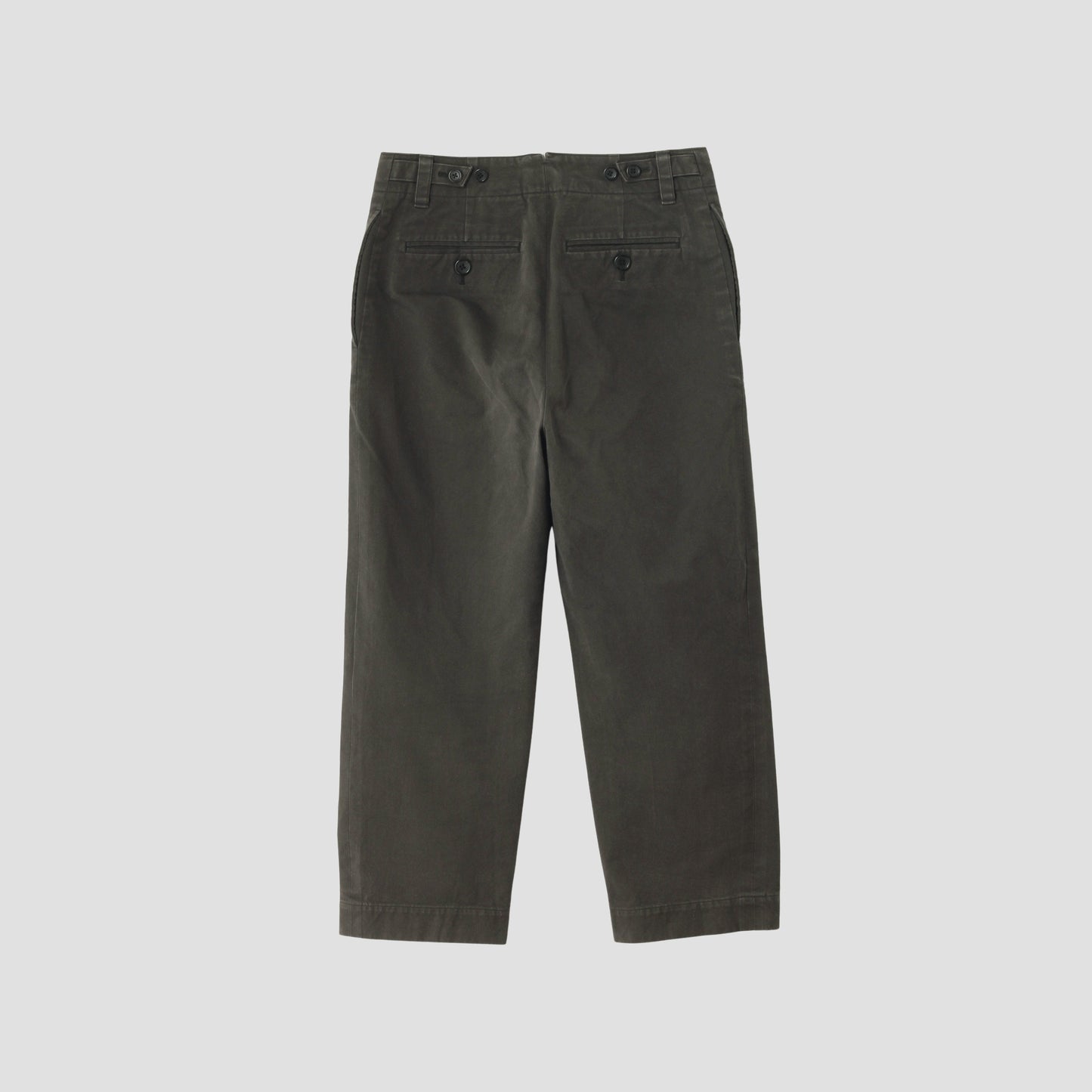 COTTON TWILL TROUSERS
