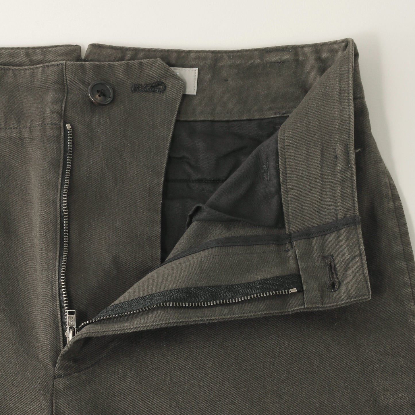 COTTON TWILL TROUSERS