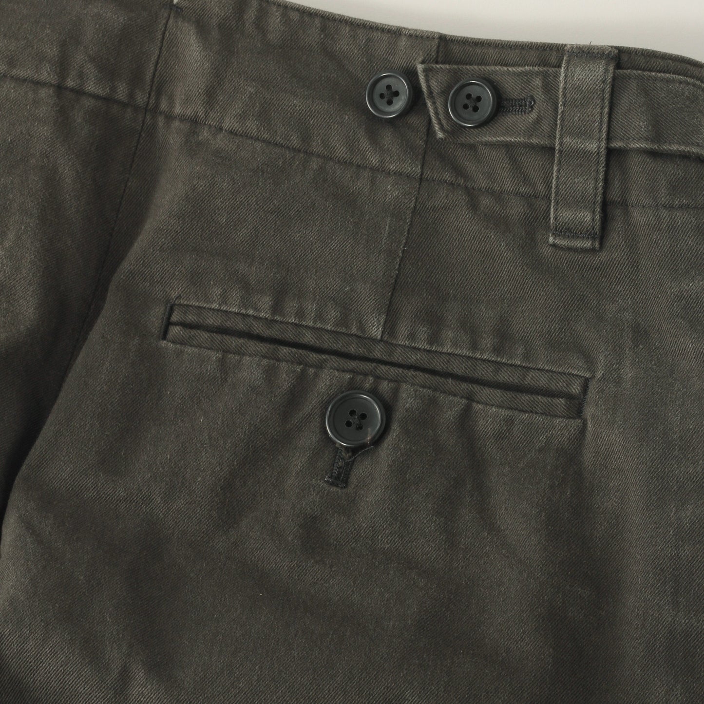 COTTON TWILL TROUSERS