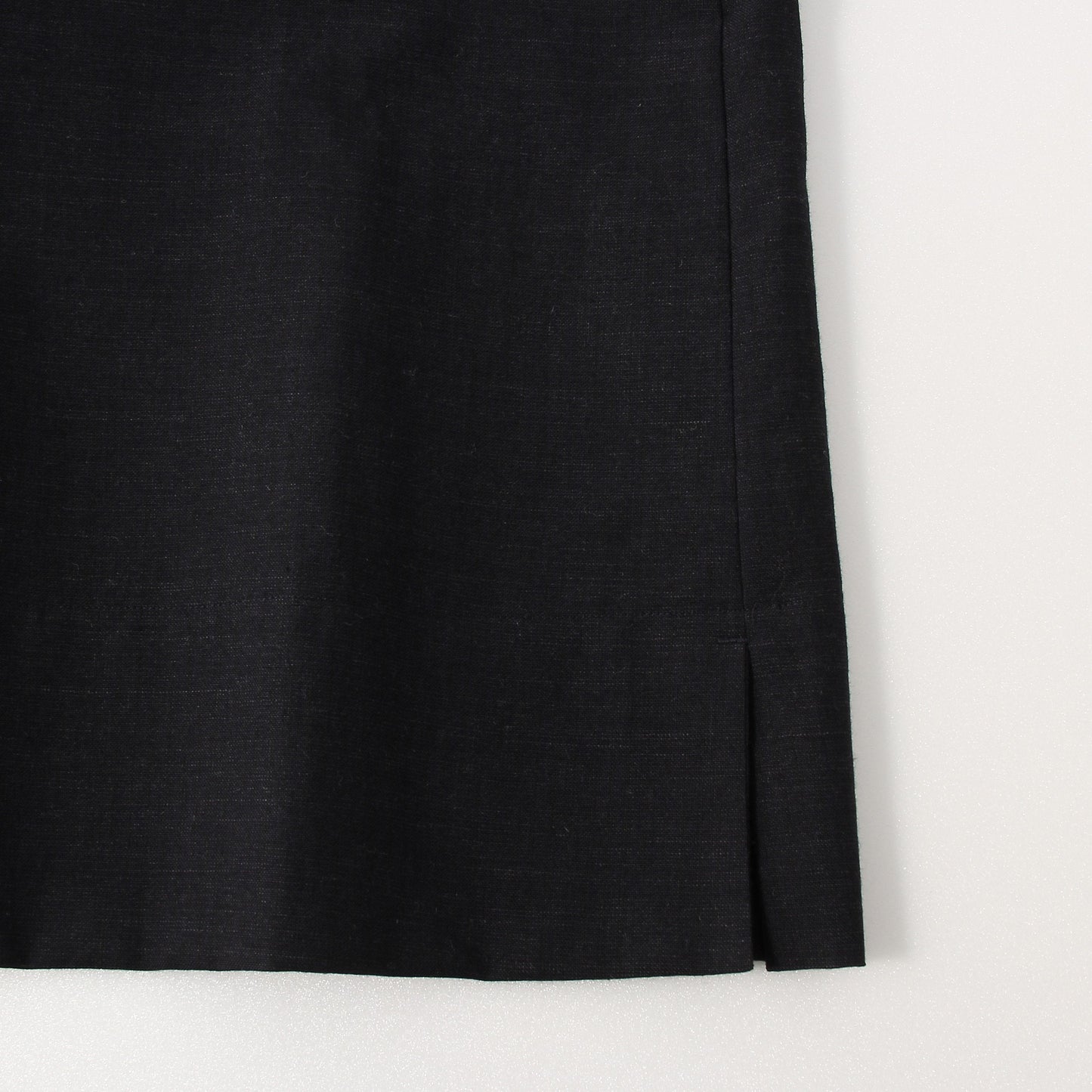 LINEN WOOL HOPSACK DRESS