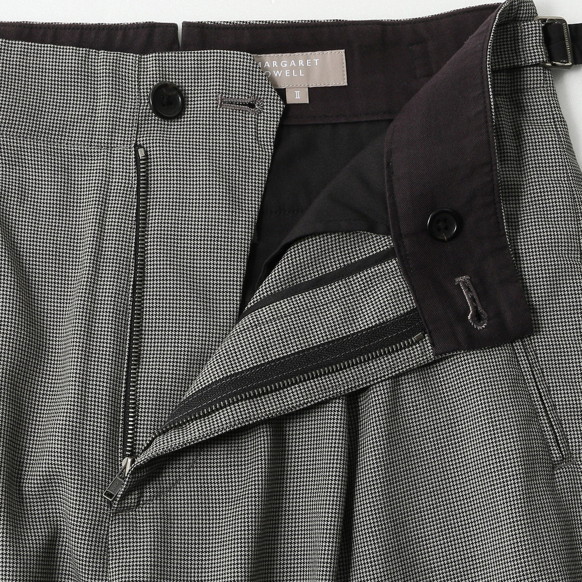 FINE WOOL POPLIN TROUSERS