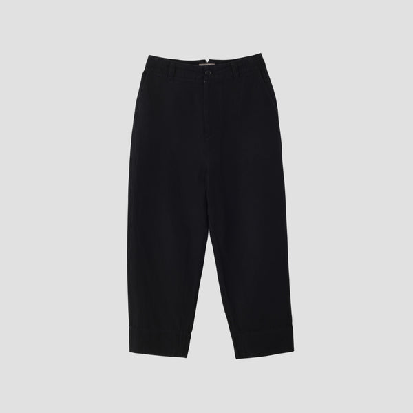 COTTON LINEN TWILL TROUSERS