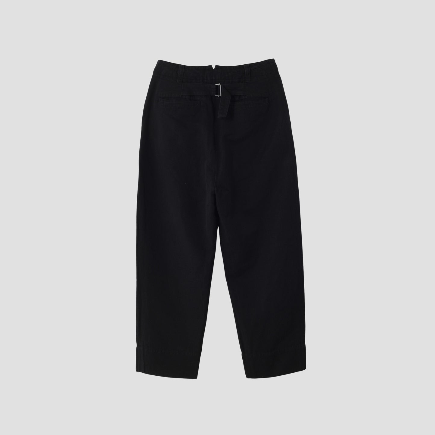 COTTON LINEN TWILL TROUSERS