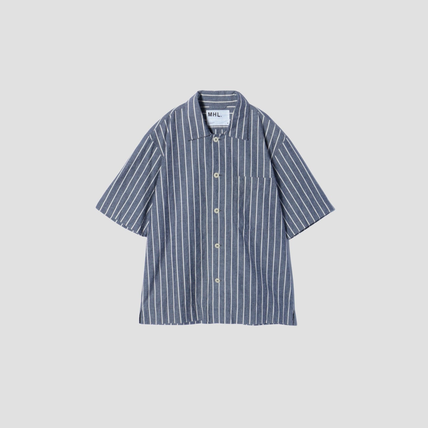 YARN DYE COTTON LINEN SHIRT
