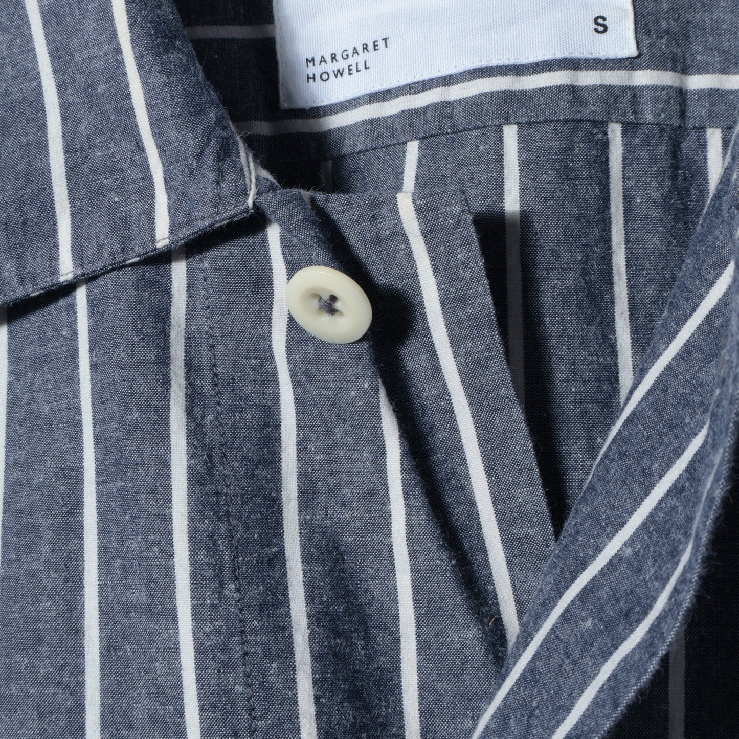 YARN DYE COTTON LINEN SHIRT