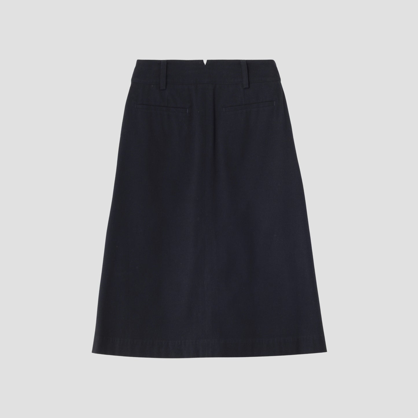 BRUSHED COTTON WOOL SKIRT