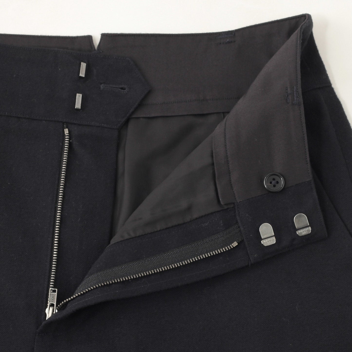 BRUSHED COTTON WOOL SKIRT