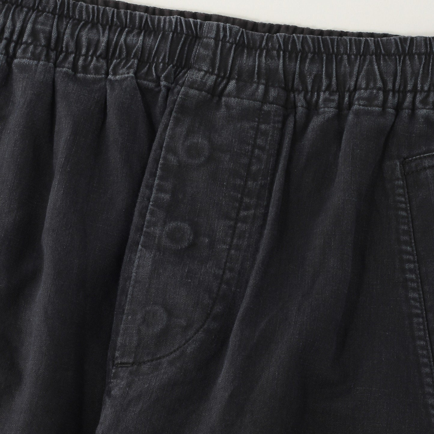 LINEN COTTON TWILL TROUSERS