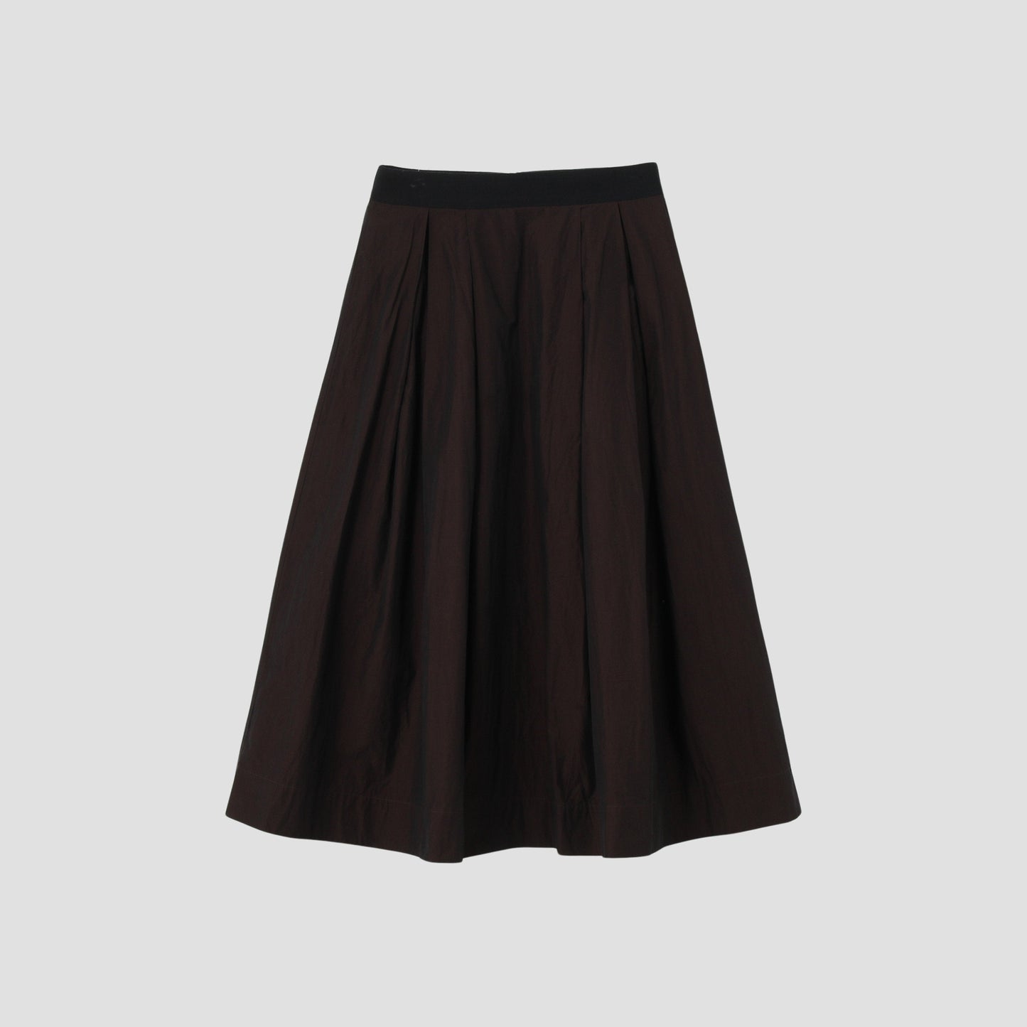 FINE COTTON CHAMBRAY  SKIRT