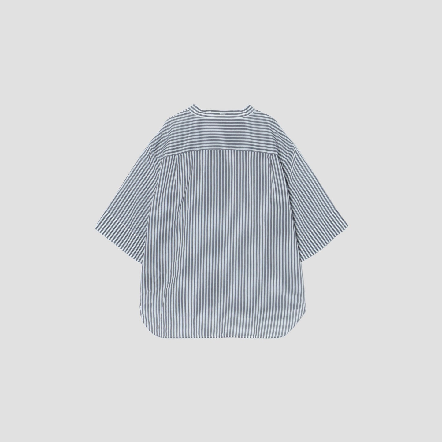 BOLD STRIPE COTTON SILK SHIRT